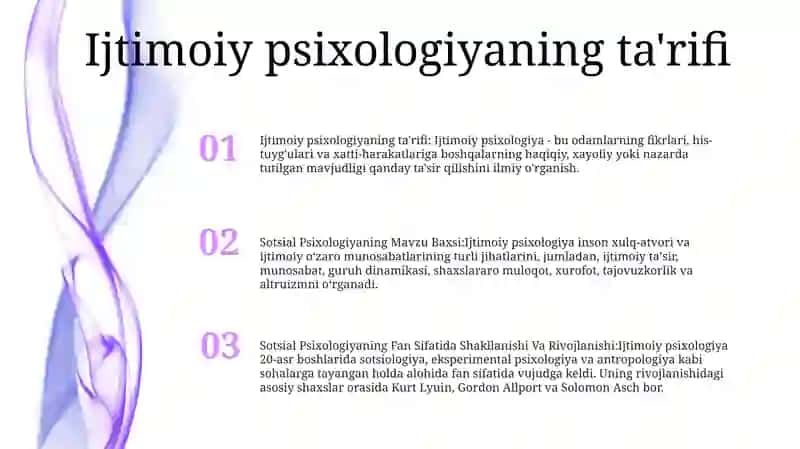 Sotsial Psixologiyaning Mavzu Baxsi 2