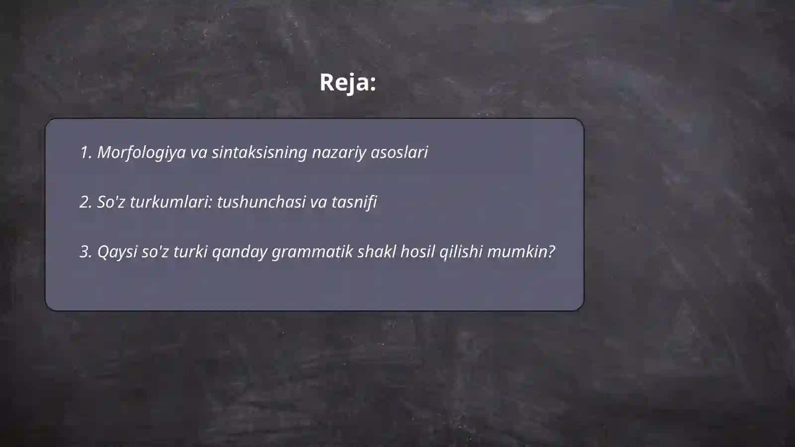 Morfologiya va sintaksis 2