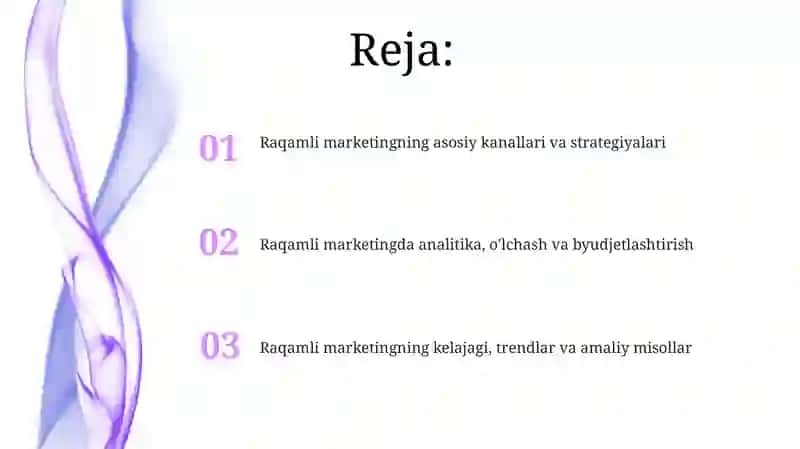 Raqamli marketing 2
