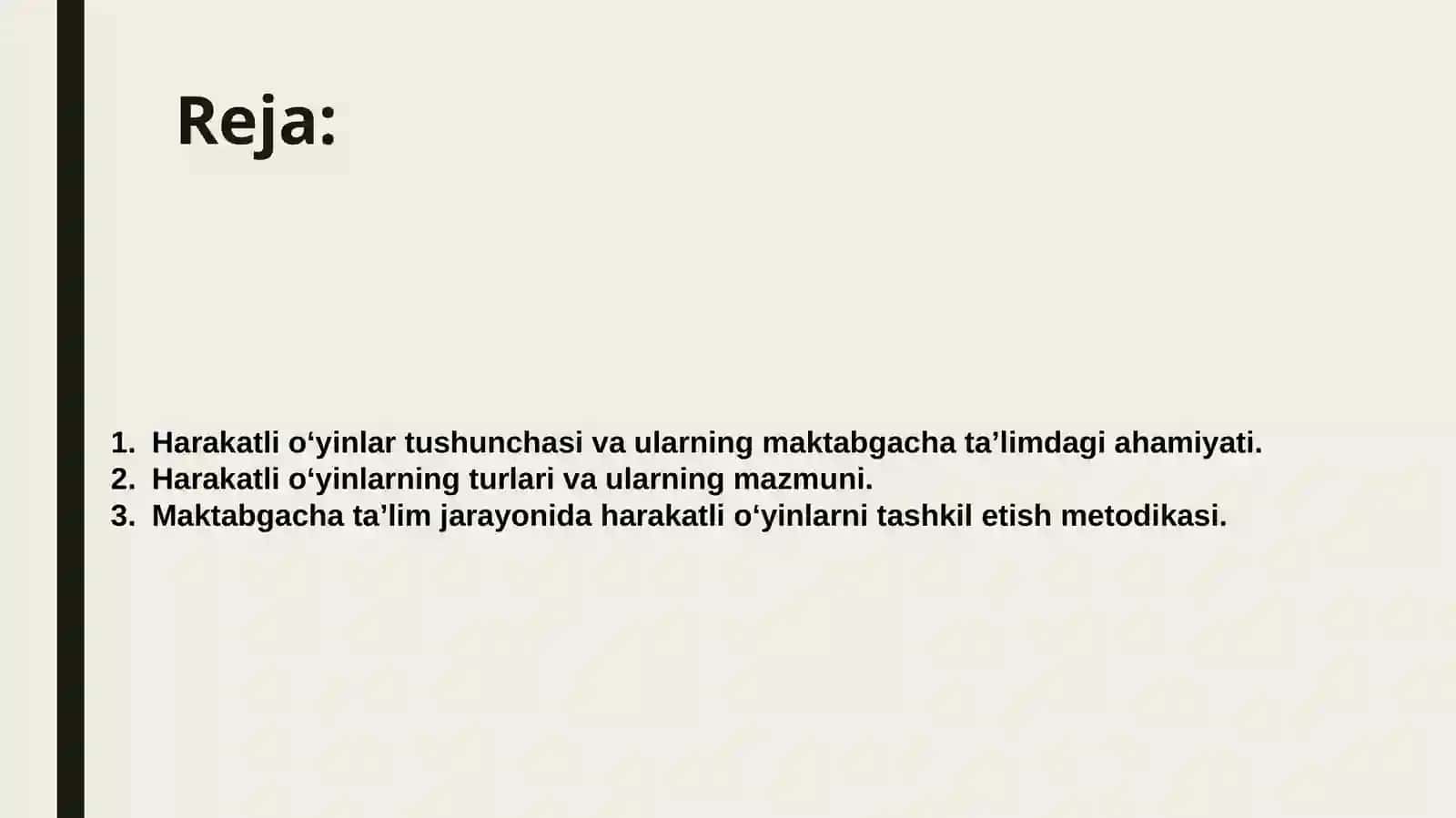 Harakatli o'yinlar turlari va mazmuni 2