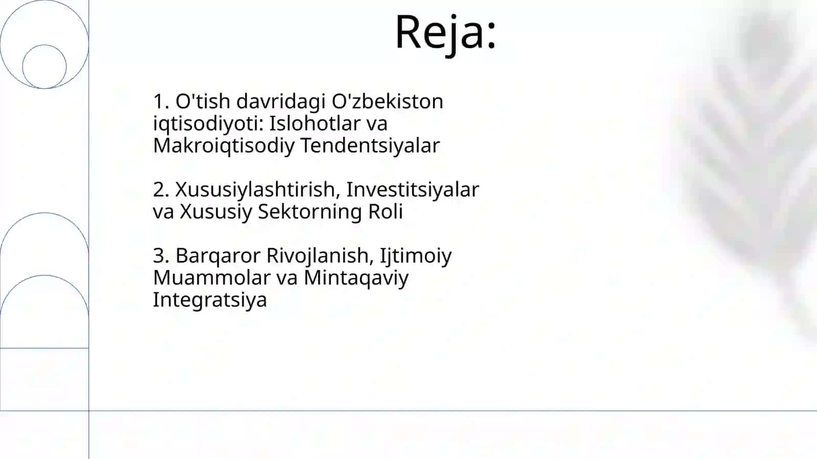 Õzbekiston õtish iqtisodiyotidagi mamlakat 2