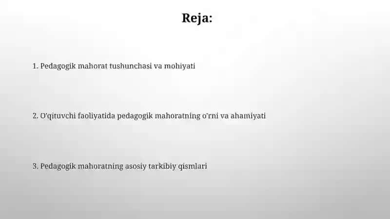 Pedagogik mahorat haqida 2