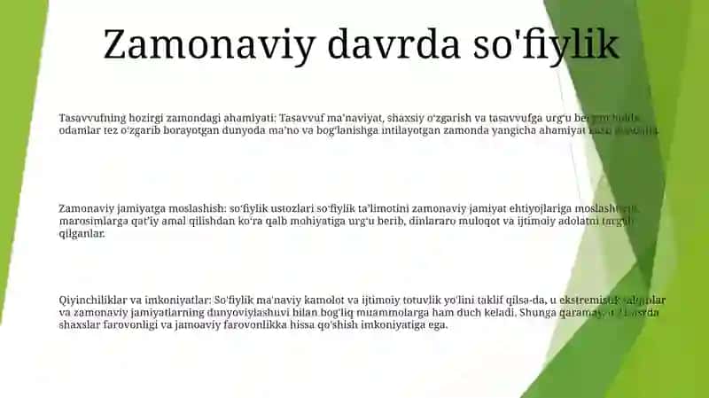 Tasavvuf Va Hozirgi Zamon 2