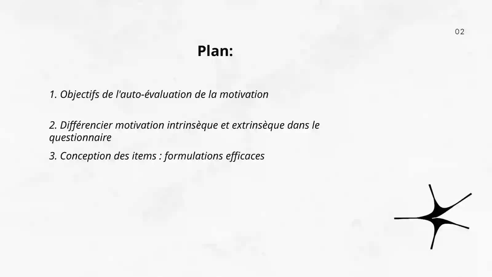 Auto-évaluation de la motivation: questionnaire et discussion 2
