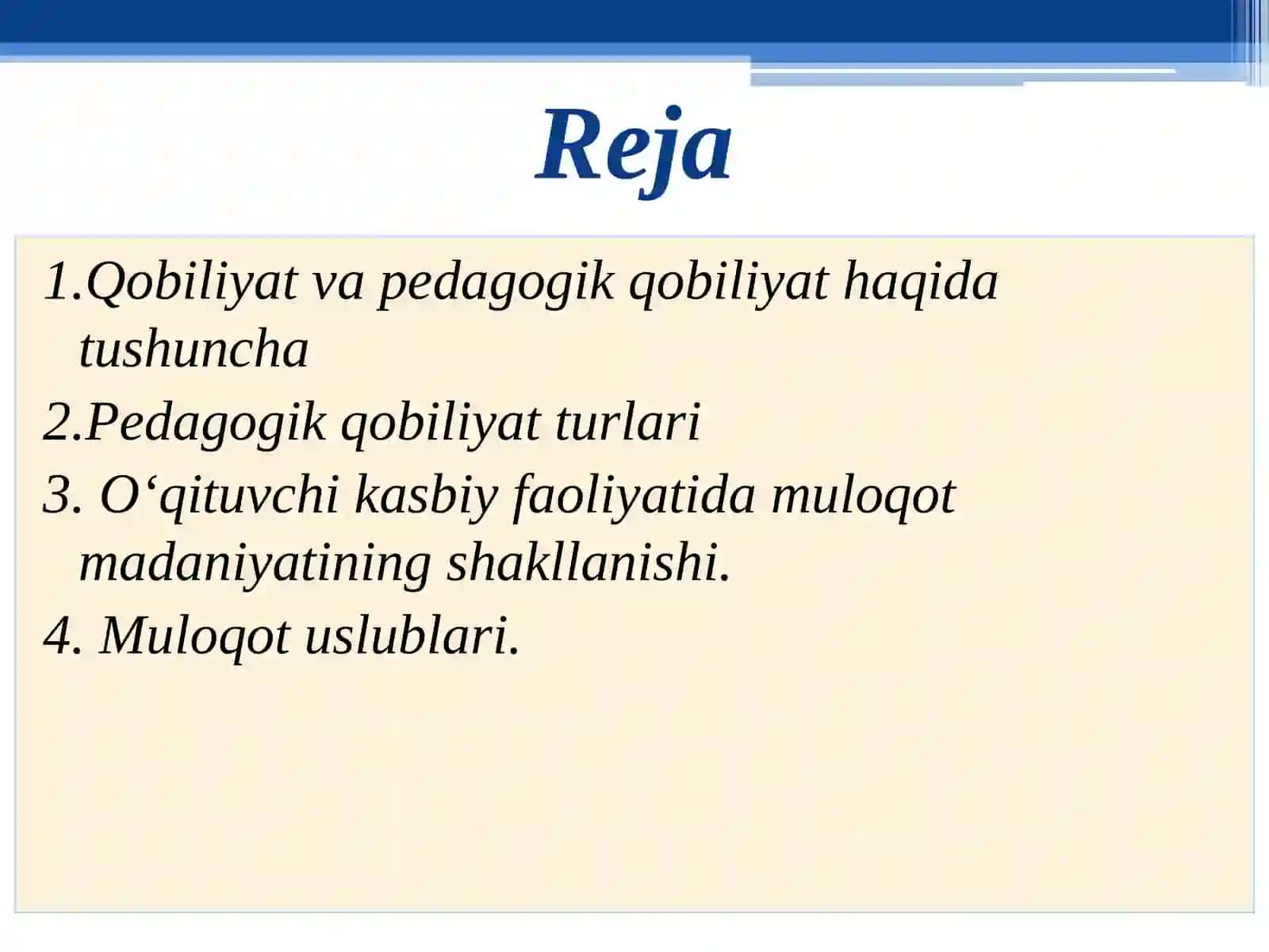 O’QITUVCHIFAOLIYATIDA PEDAGOGIK QOBILIYATLAR 2