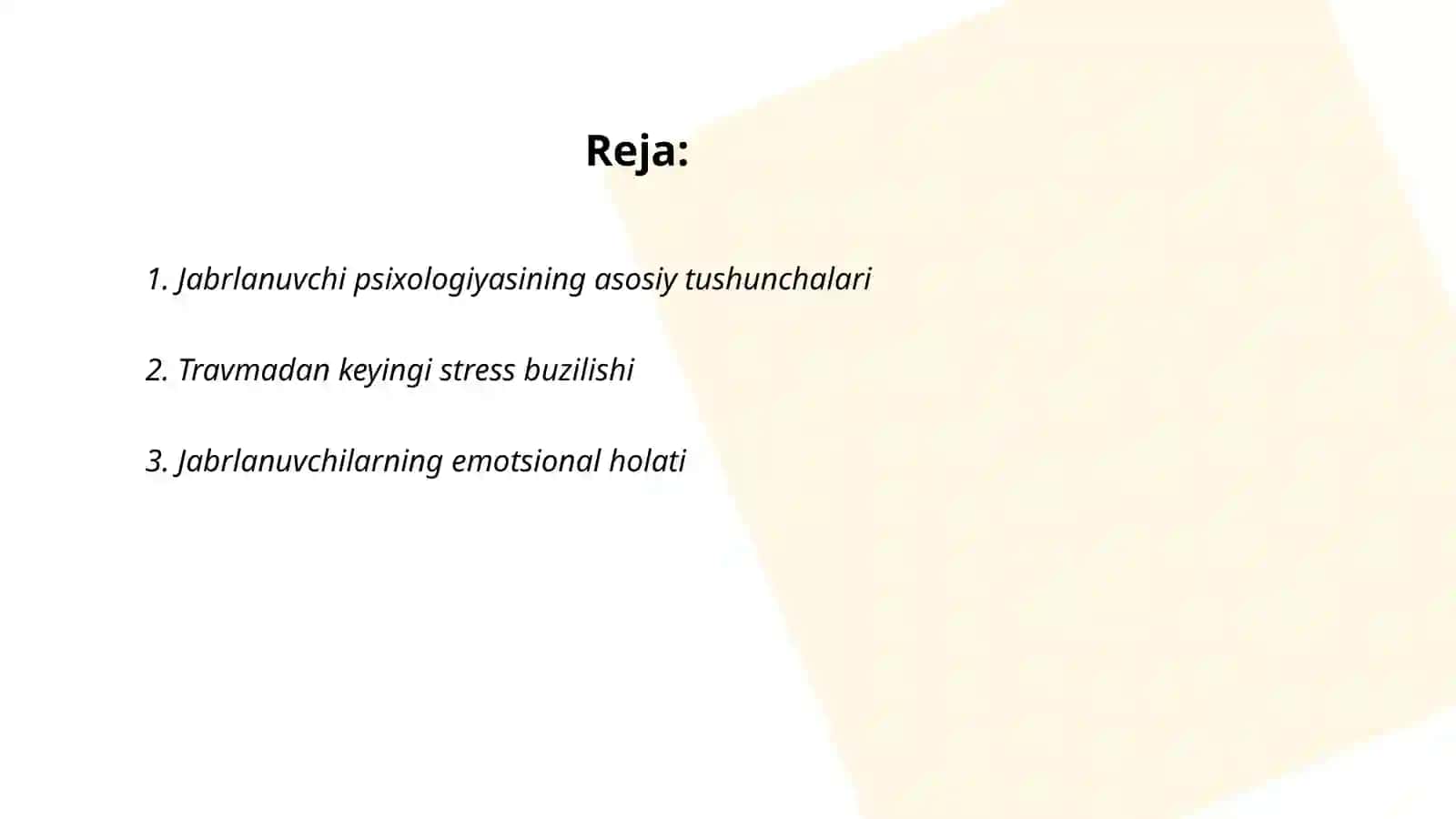 Jabrlanuvchi psixologiyasi 2