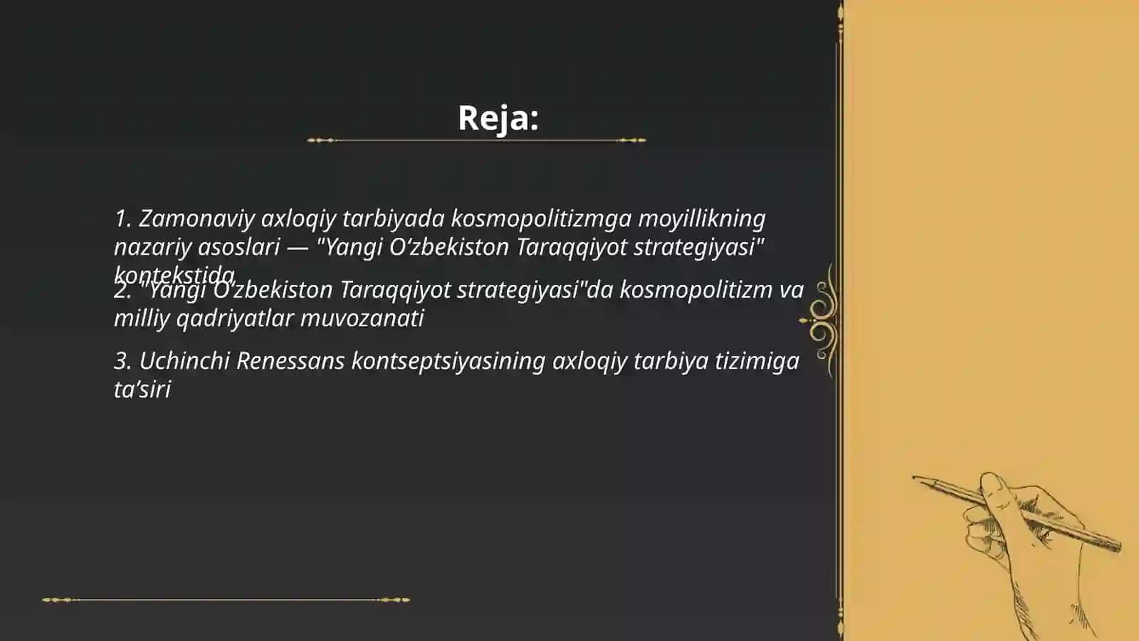 Uchinchi renessans tushunchalari 2
