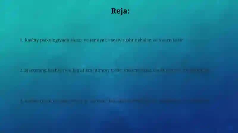 Kasbiy psixologiyada shaxs va jamiyat muammosi 2