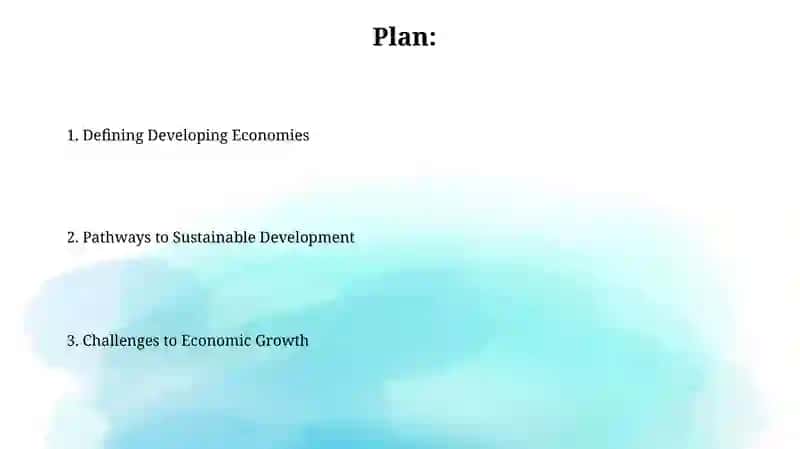 Developing Countries and the Main Characteristics of Their Economic Development 2