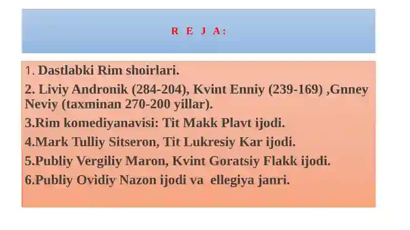 RIM ADABIYOTI 2