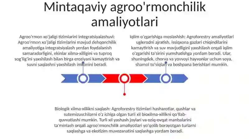 Mintaqaviy agroo'rmonchilik amaliyotlari 2
