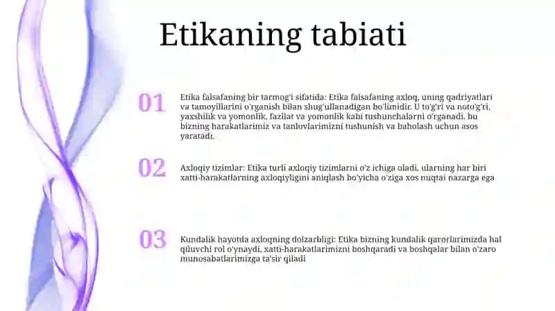 Etikaning Mohiyati Va Mazmuni 2