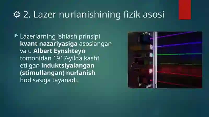 Optik kvant generatorlari nima 2