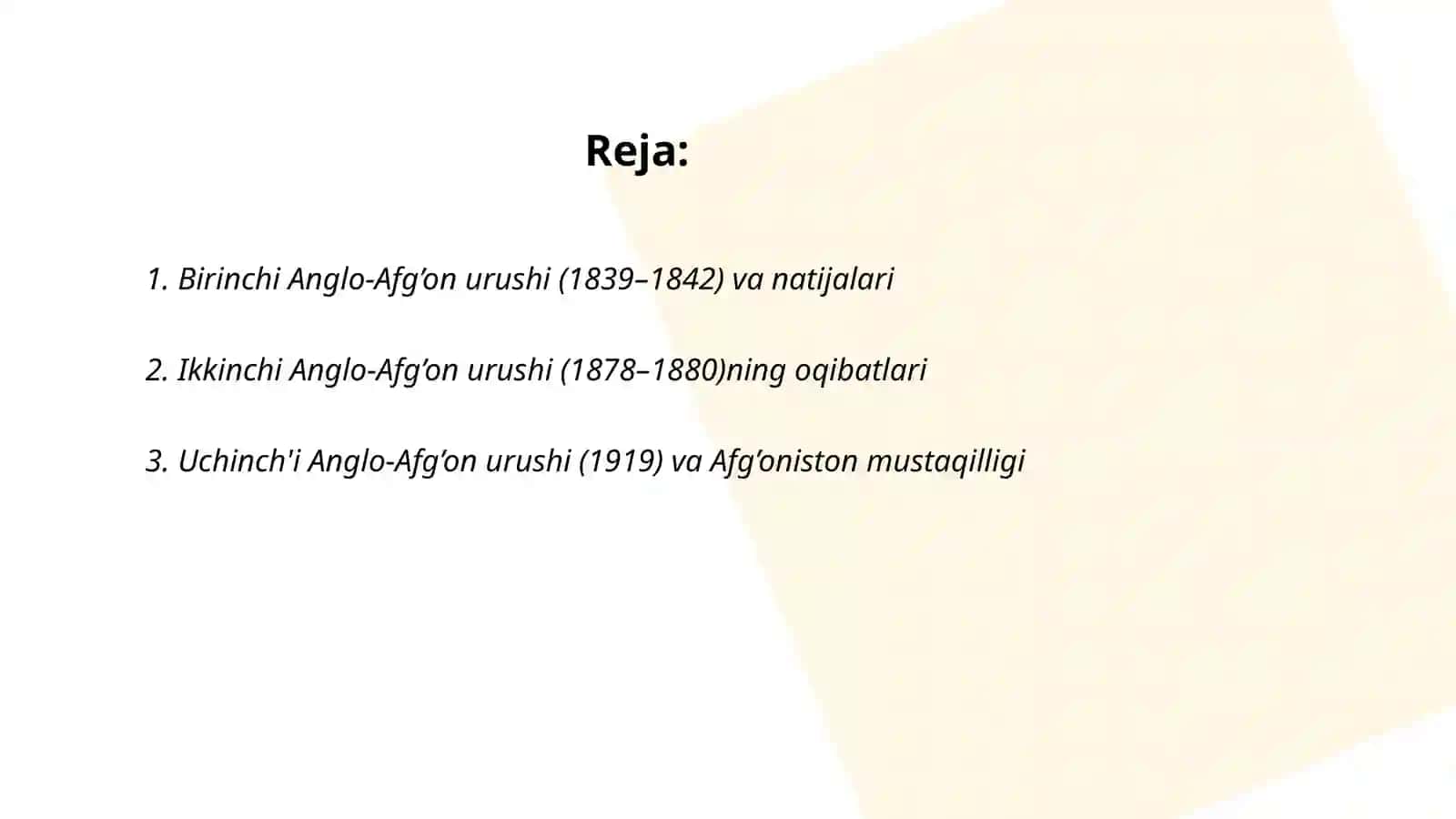 Birinchi Anglo-Afg’on urushi (1839– 2