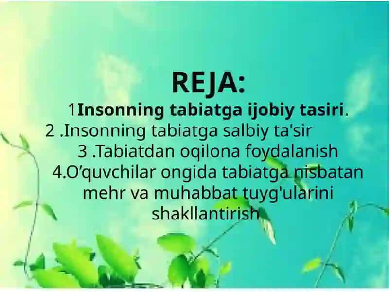 O'simliklar va hayvonlar 2