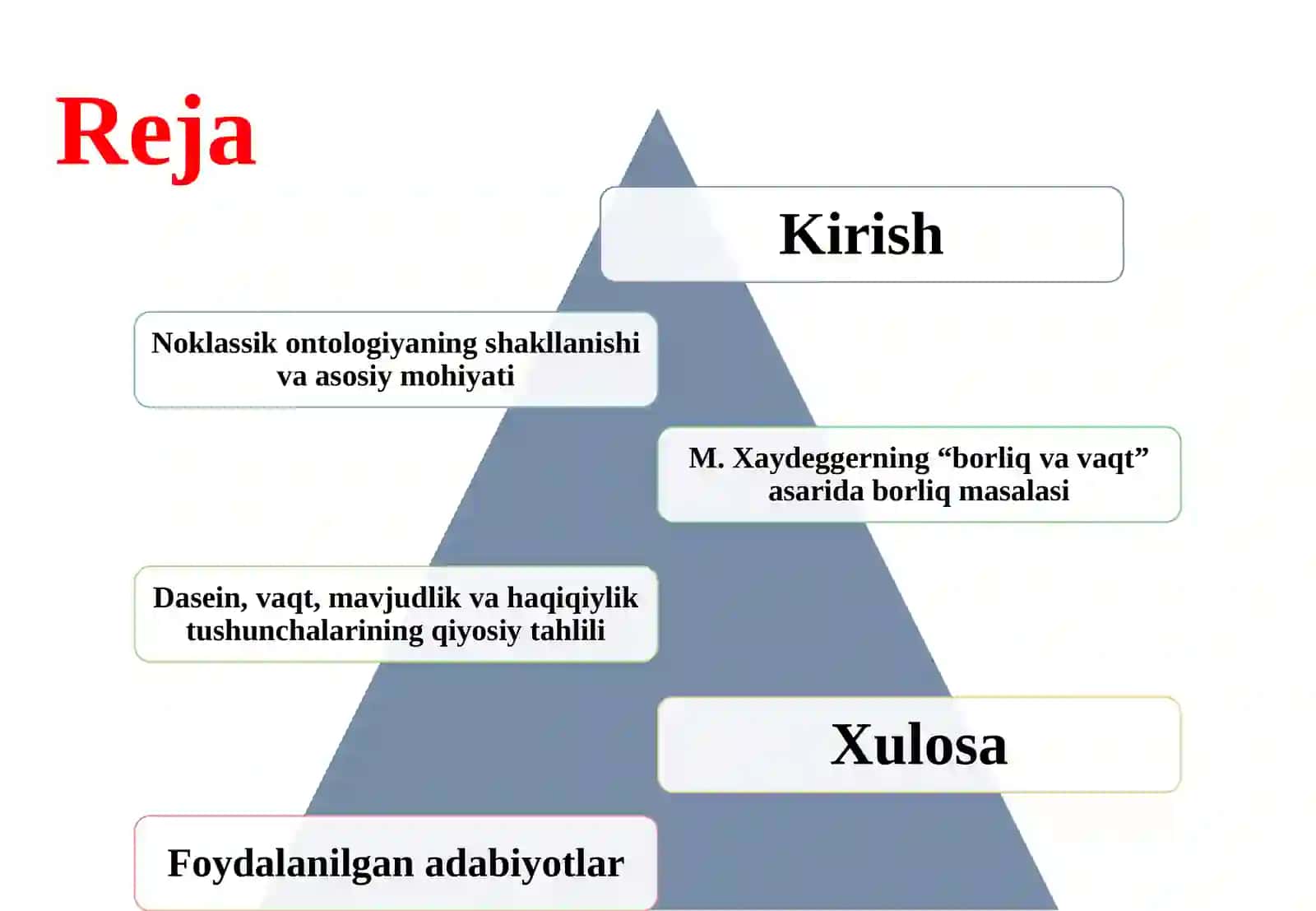 Noklassik ontologiyaning yo‘nalishlari va mohiyati 2