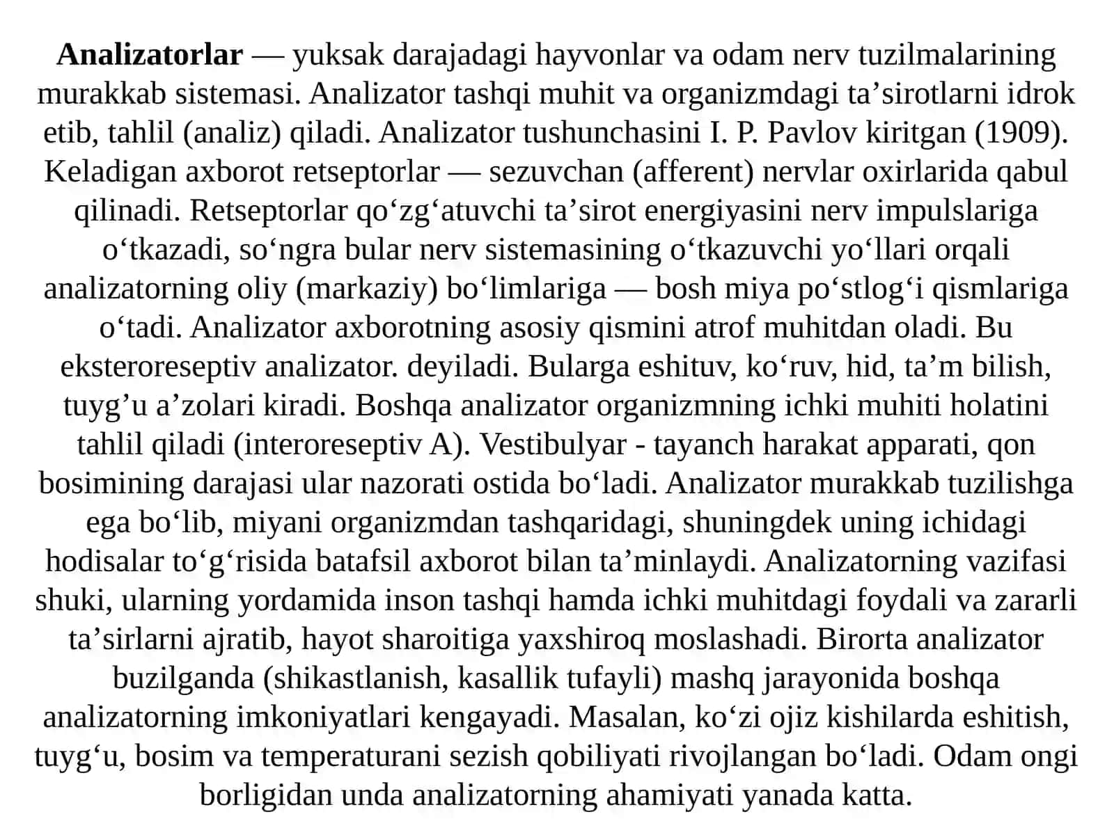 Analizatorlar 2