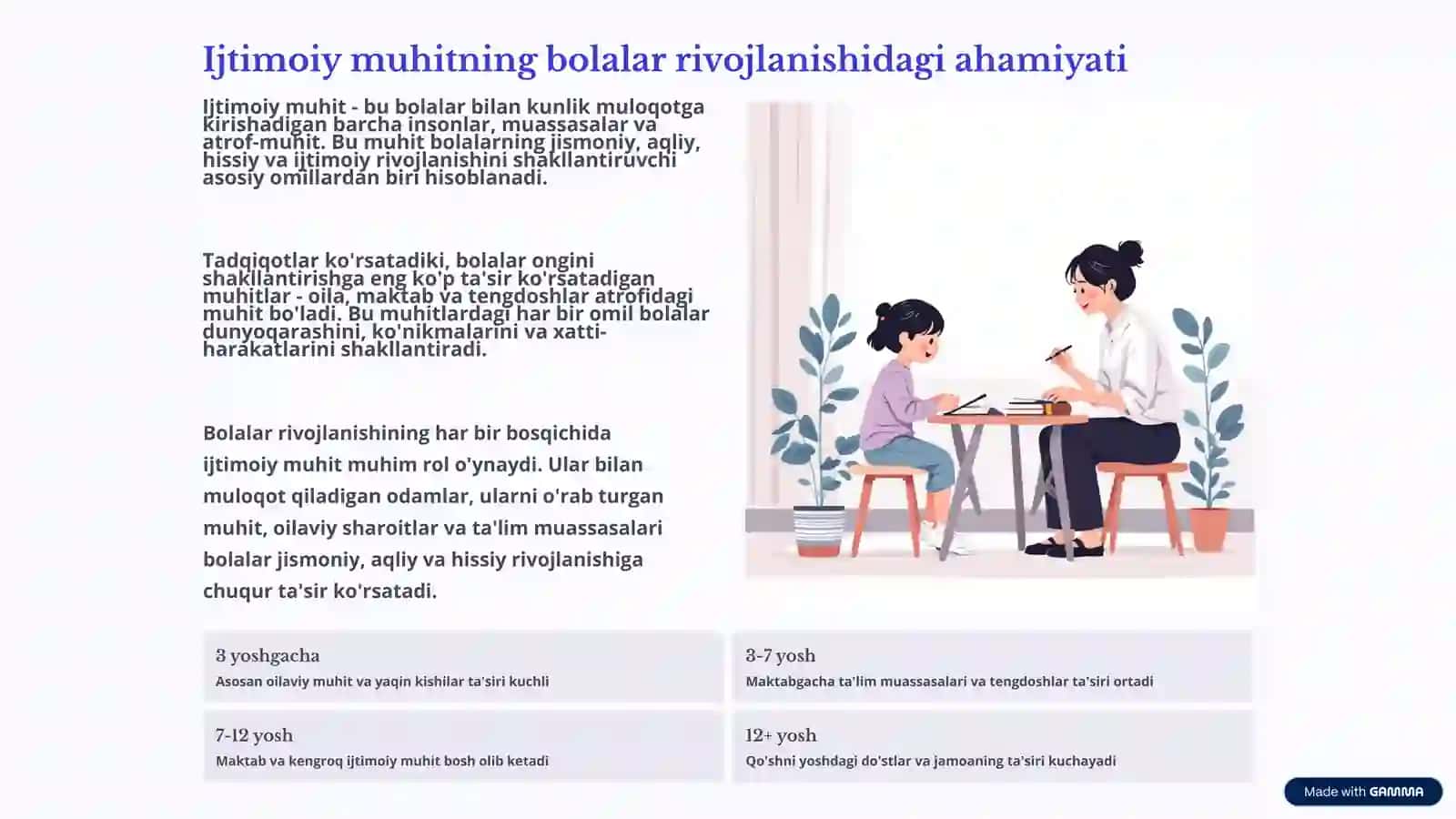 Bolalarning jismoniy va aqliy shakllanishi 2