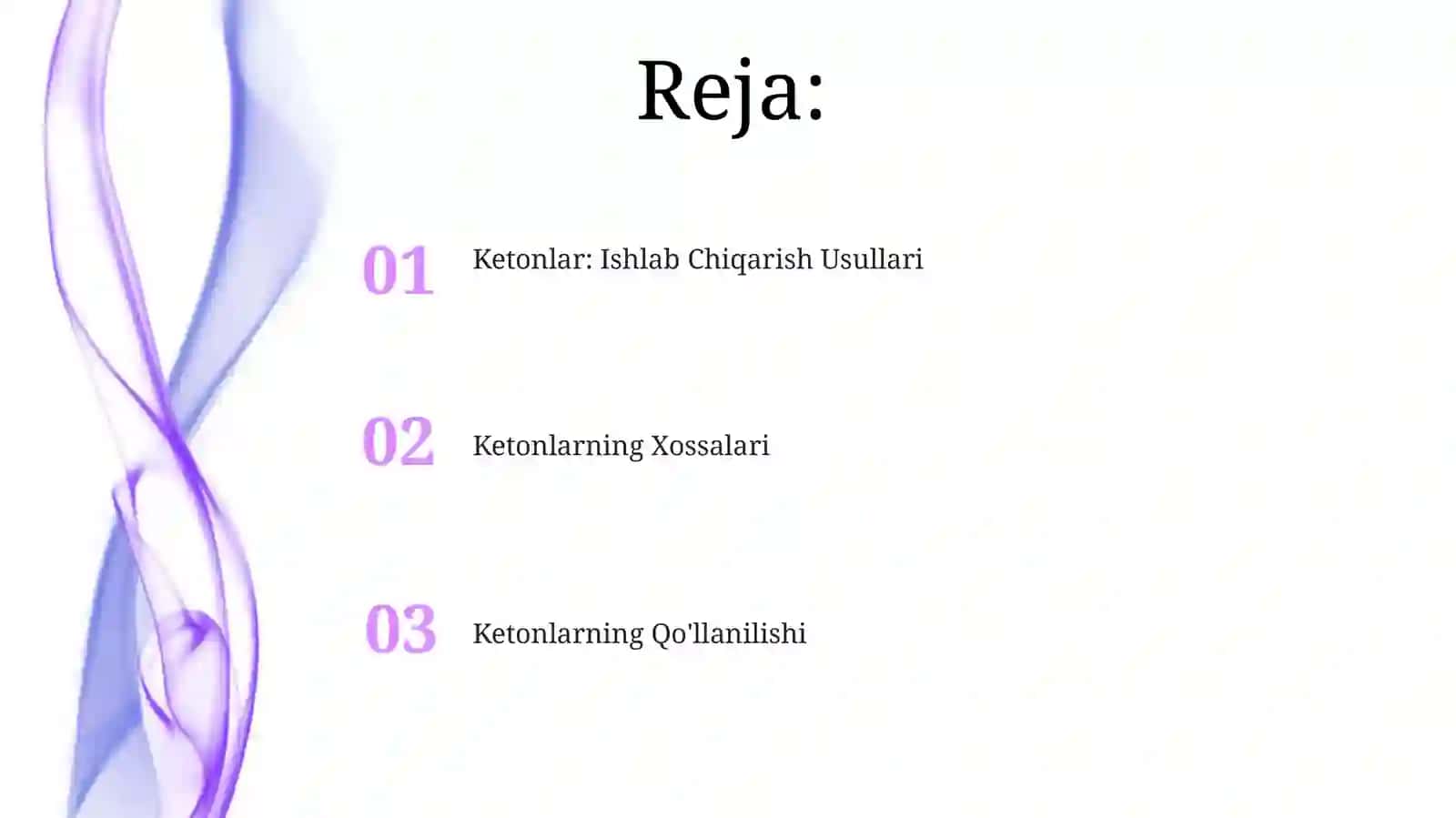 Ketonlar. Olinishi va xossalari 2