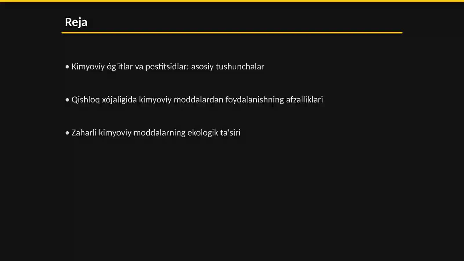 Kimyoviy óg'itlar va pestitsidlar: asosiy tushunchalar 2