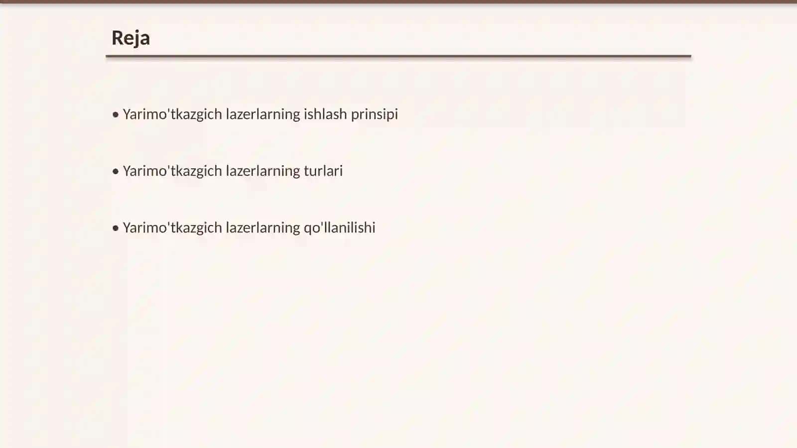 Yarimo'tkazgich lazerlar 2