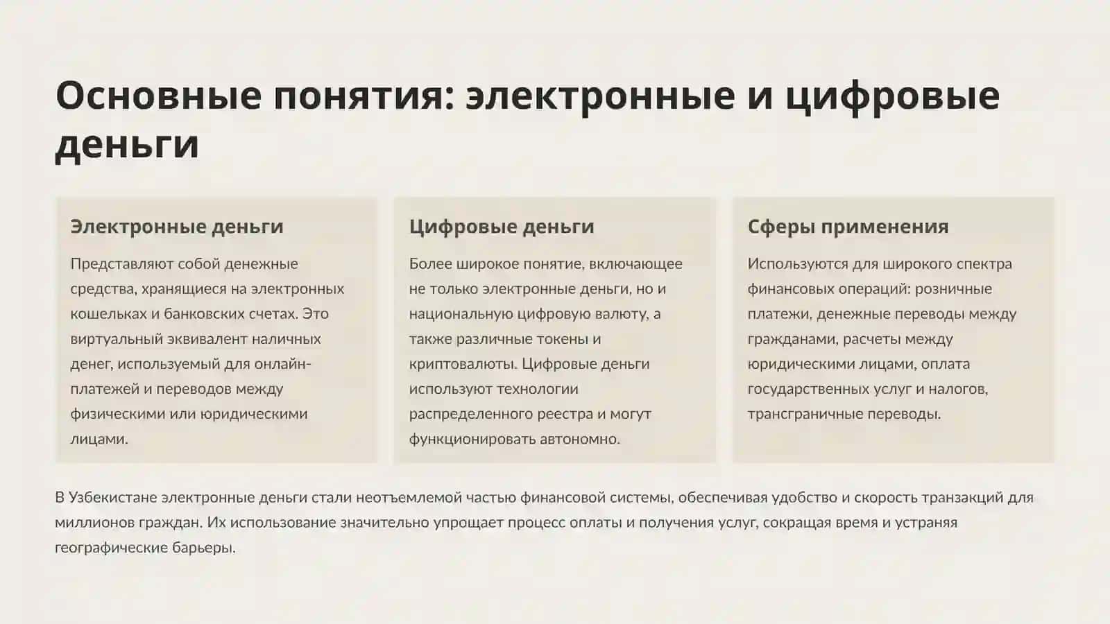 Электронные и цифровые деньги 2
