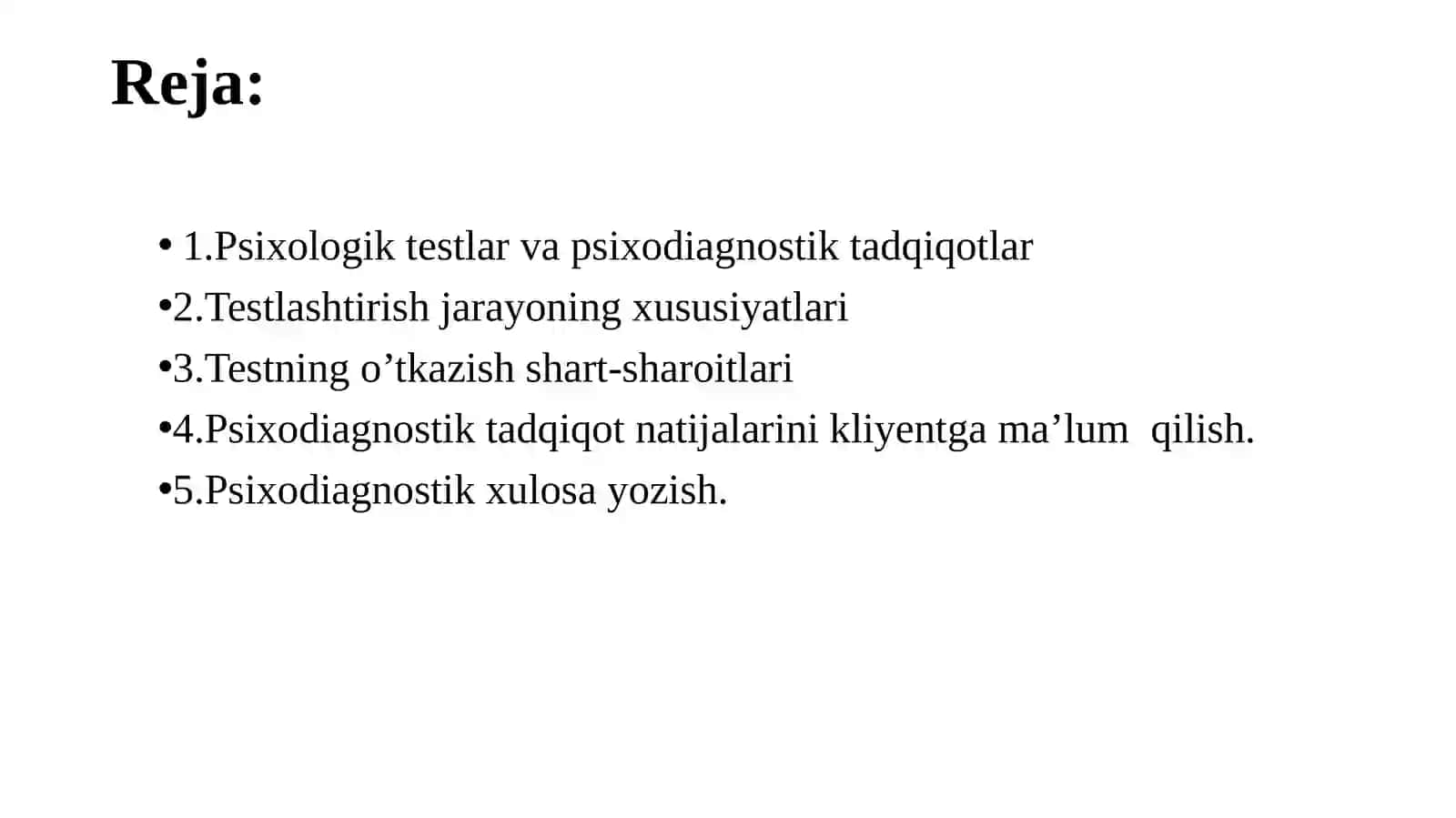Psixologikdiagostikaning tamoyillari va unga yondashuvlar 2