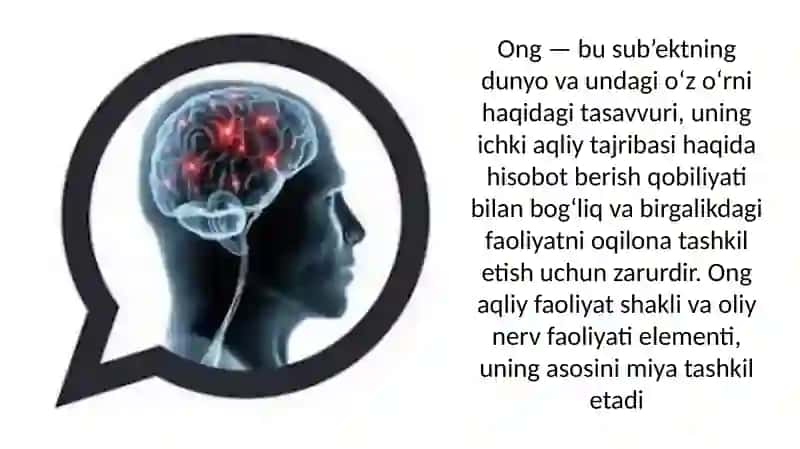 Ong tushunchasi va shakllari 2