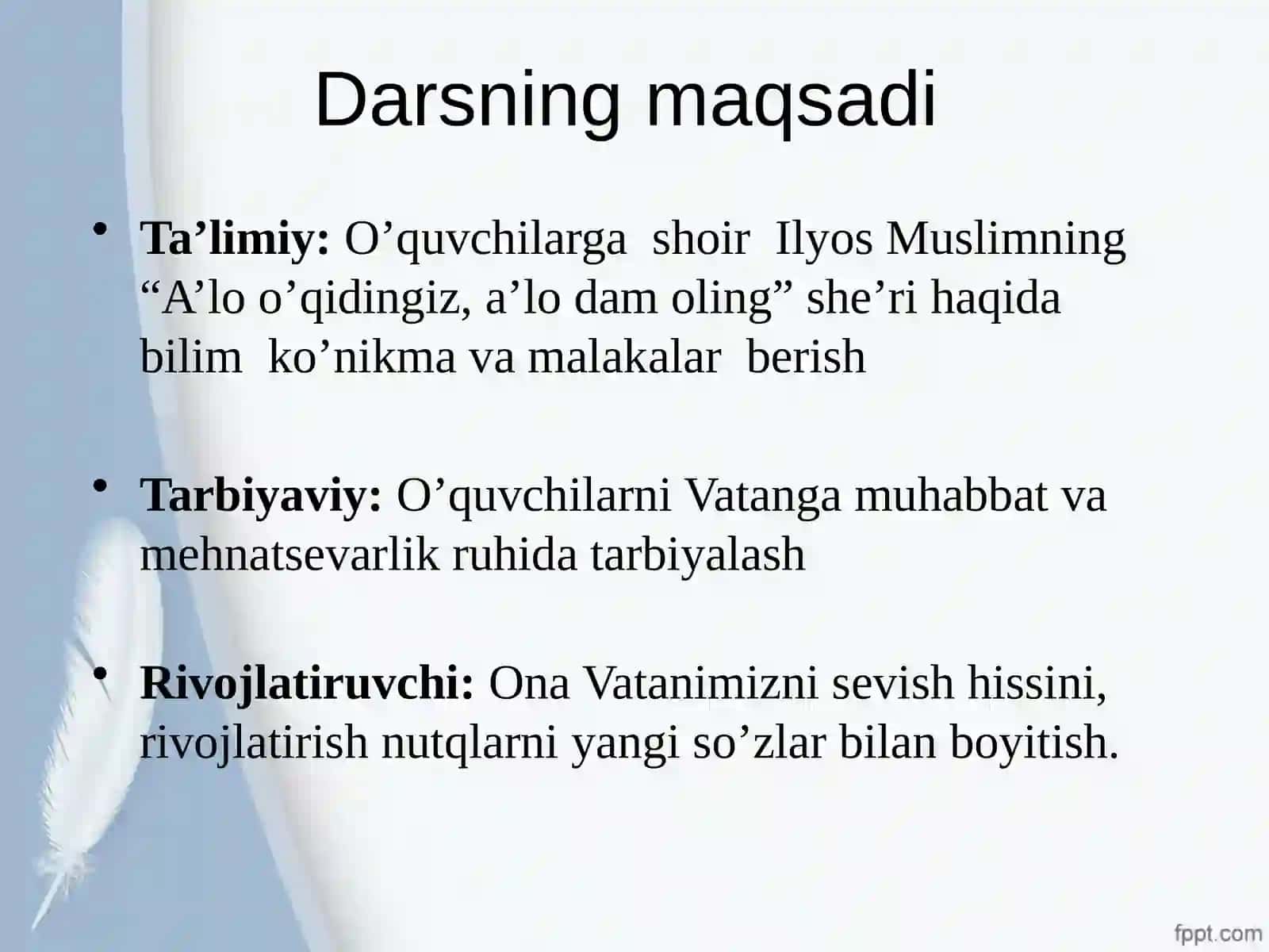 A’lo o’qidingiz, a’lo dam oling 2