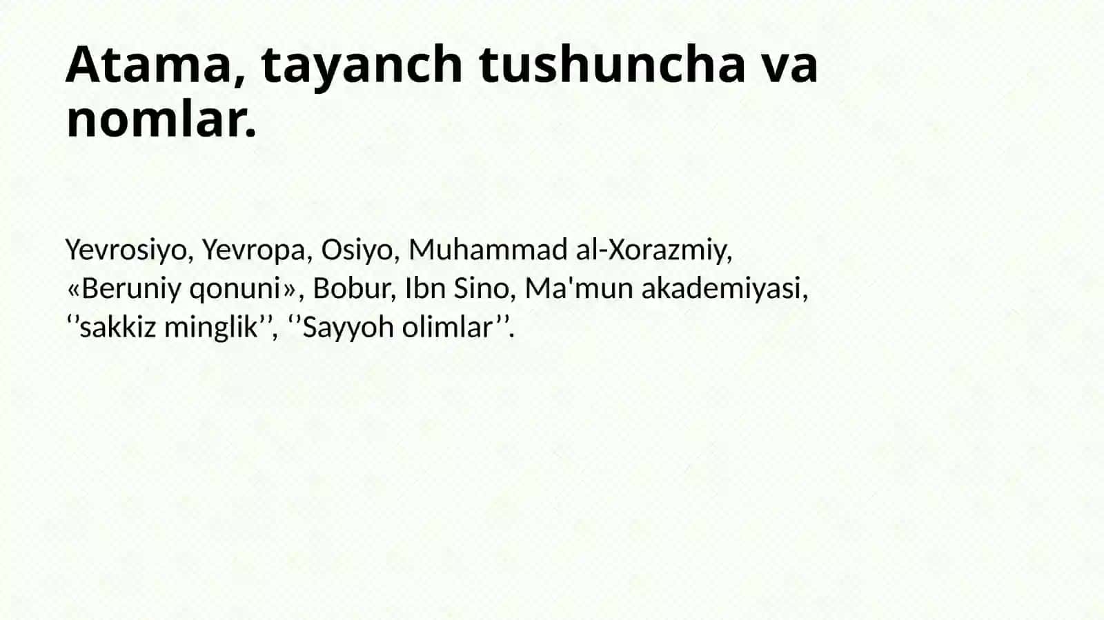 Yevrosiyoning geografik o'rni va qadimiy tarixi 2