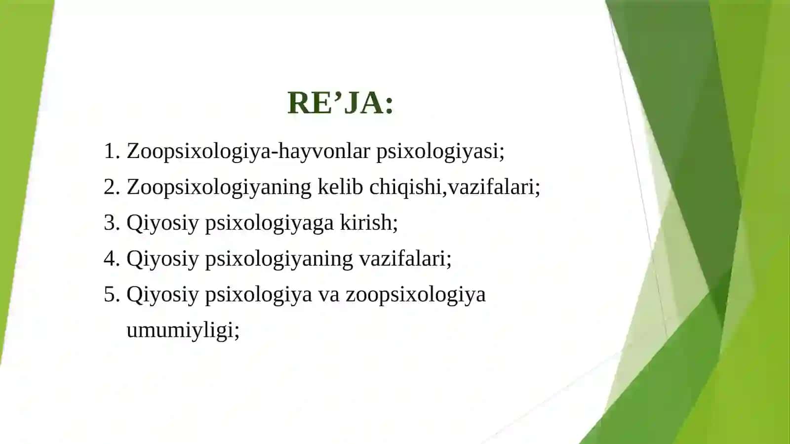 Zoopsixologiya. Qiyosiy psixologiyaga kirish. 2