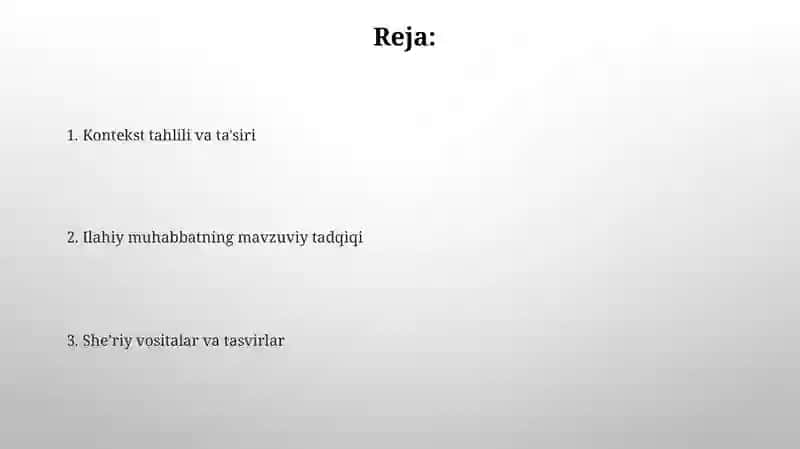 Navoiyning "Ey husnungga zarroti jahon ichra tajalli… mustazodining tahlili" 2