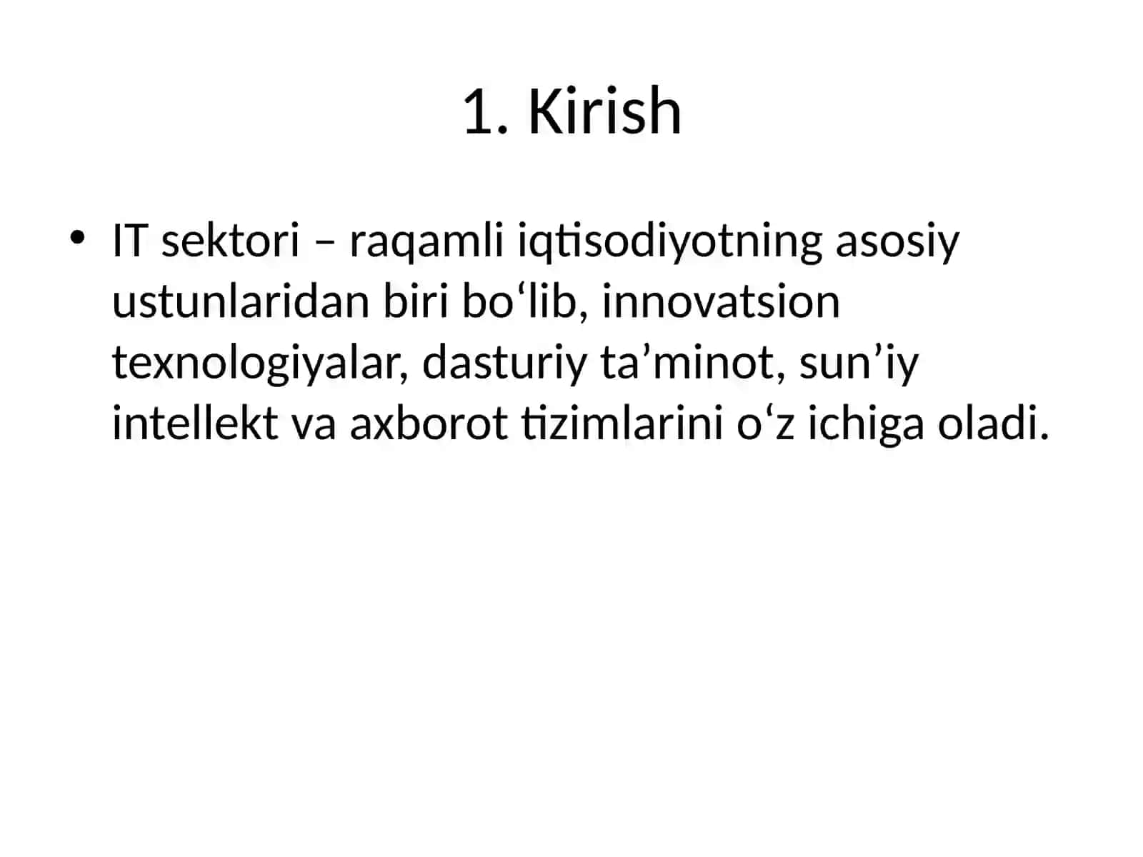 RAQAMLI IQTISODIYOTDA IT SEKTORI 2