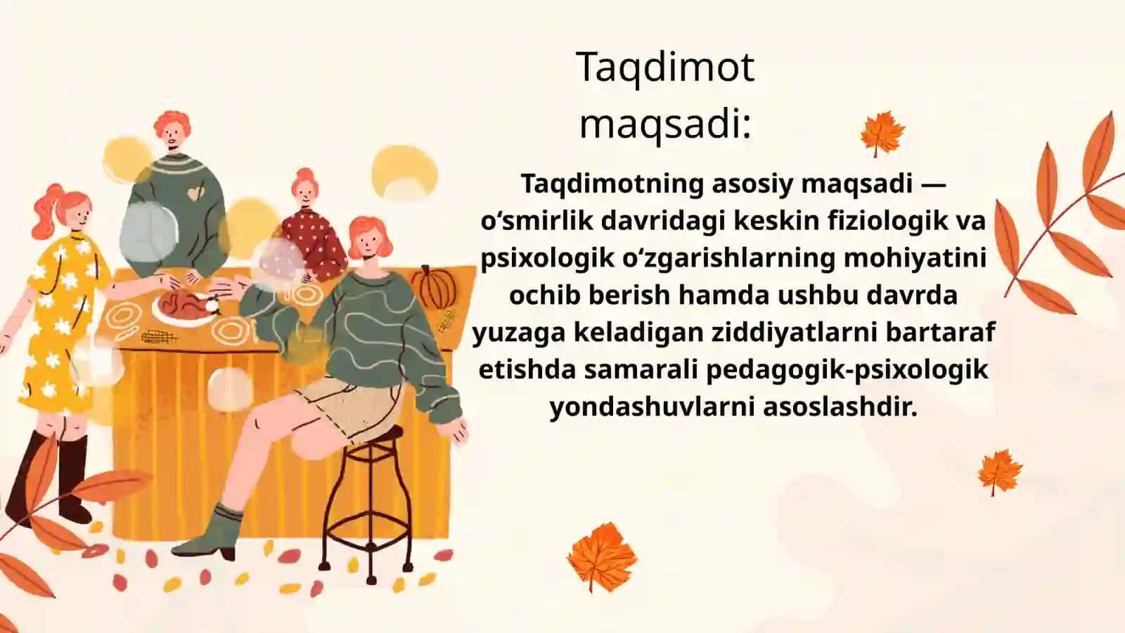 O'smirlik davridagi psixik rivojlanishning umumiy tavsifi 2