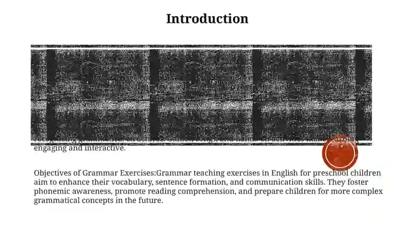 Analysis Of Grammar Teaching Exercises In English To Preschool Children 2