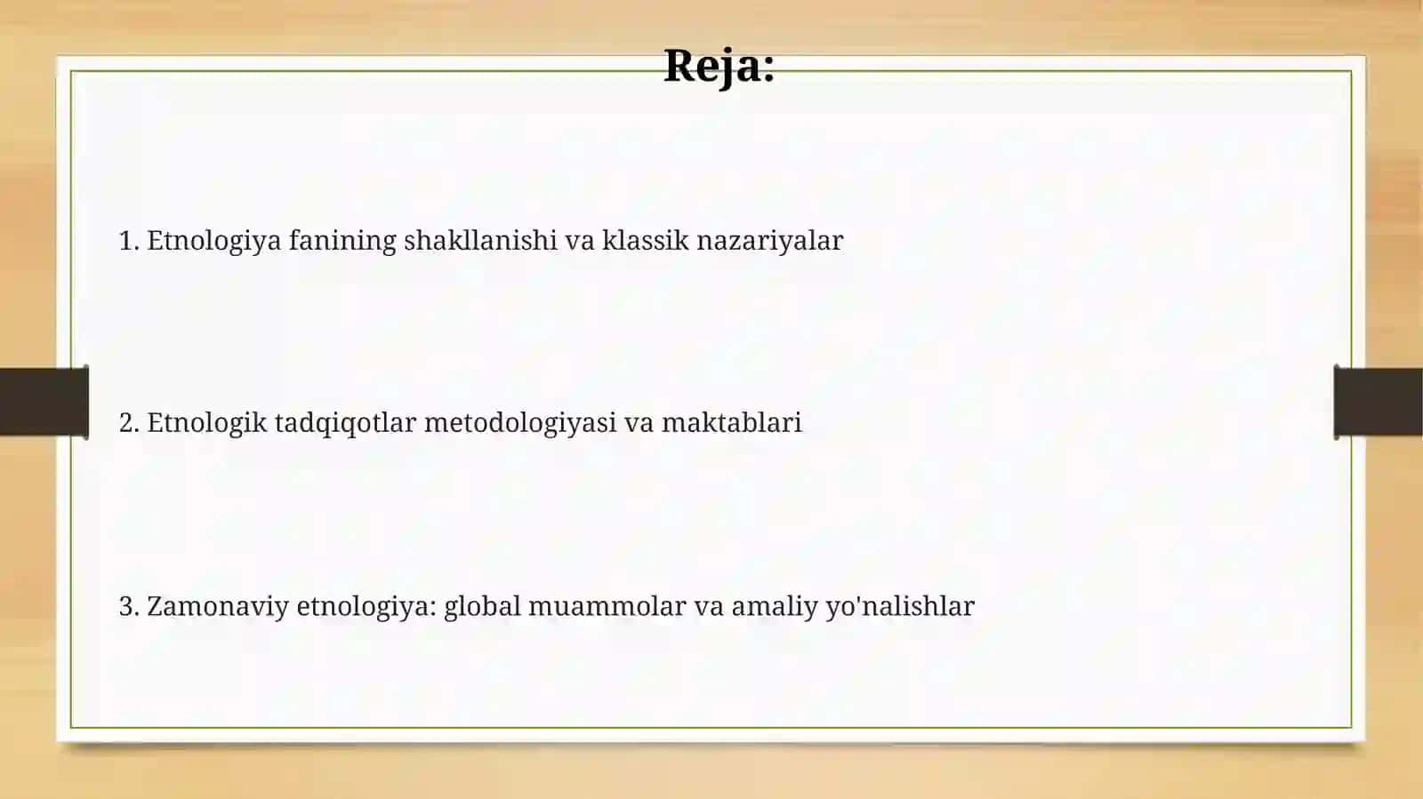 Etnologiya fani tarixi 2