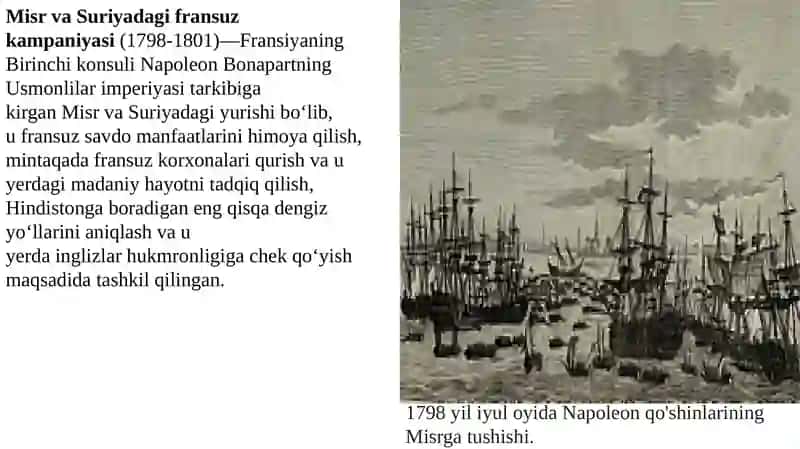 napoleon bonapartning misrga yurishi 2