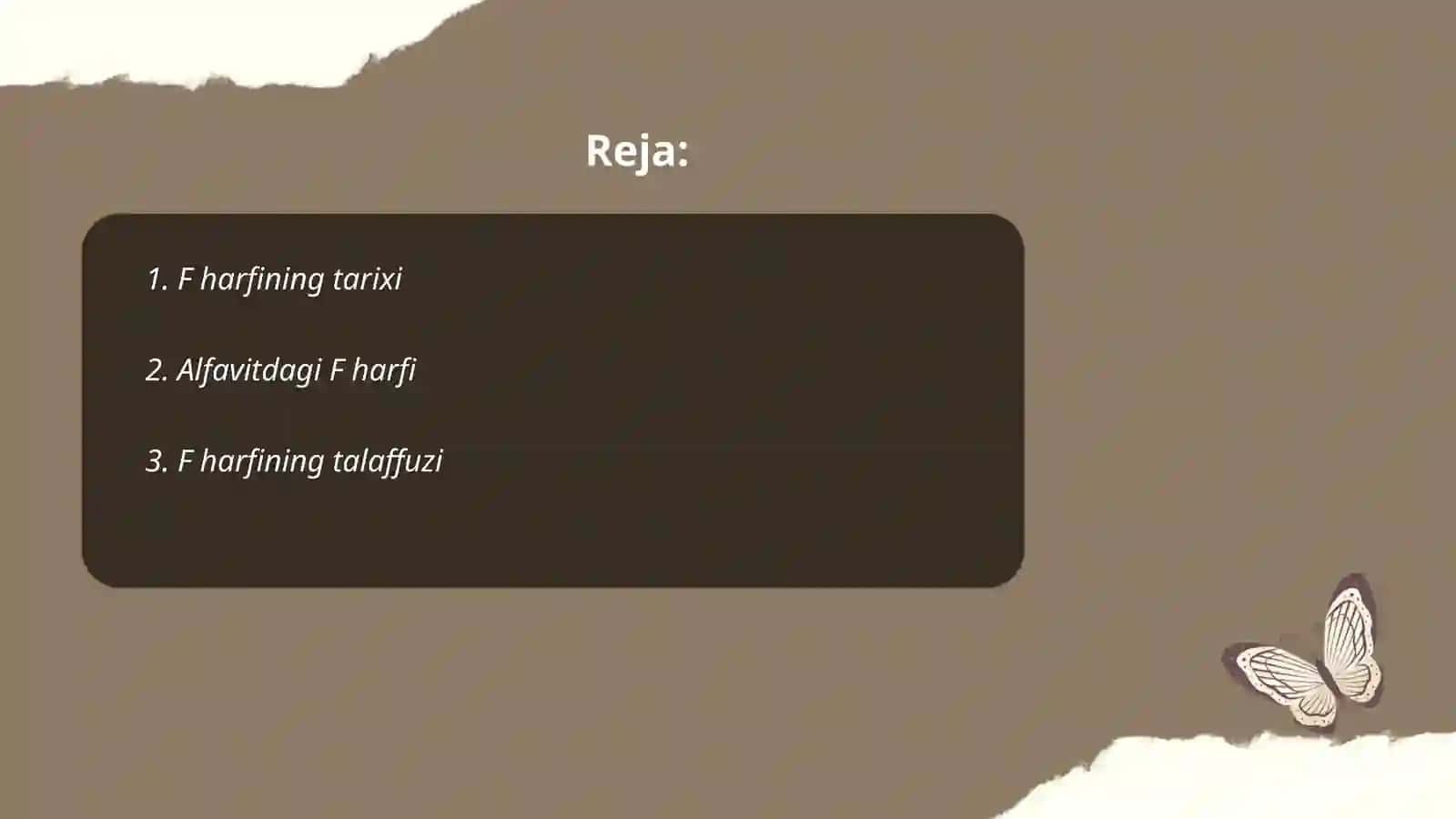 F harfiga taqdimot 2