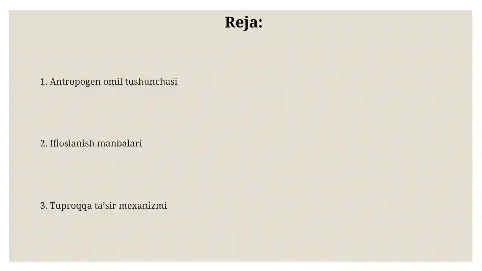 Hududlarda tuproq ifloslanishiga antropogen omilning taʼsiri 2