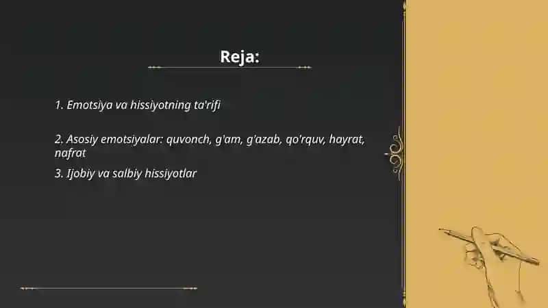 Emotsiya va hissiyot 2