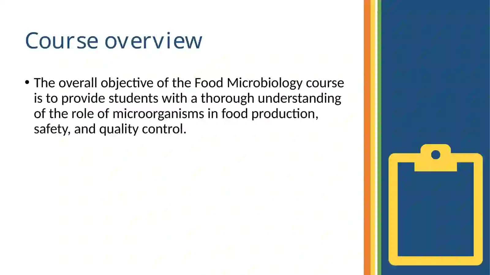 FOOD MICROBIOLOGY 2