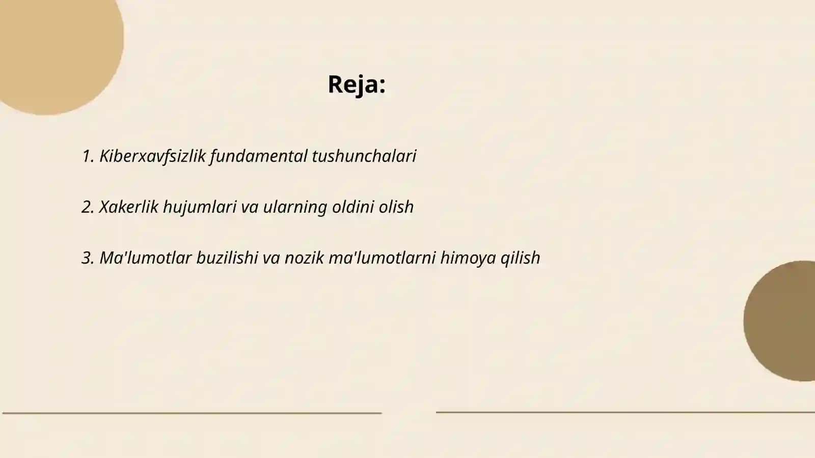 Axborot texnologiyalari sohasidagi tahdidlar va ularning oldini olish 2