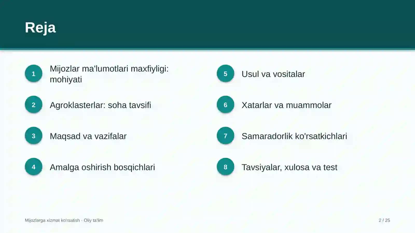 agroklasterlarda mijozlar ma'lumotlari maxfiyligini ta'minlash 9555 2