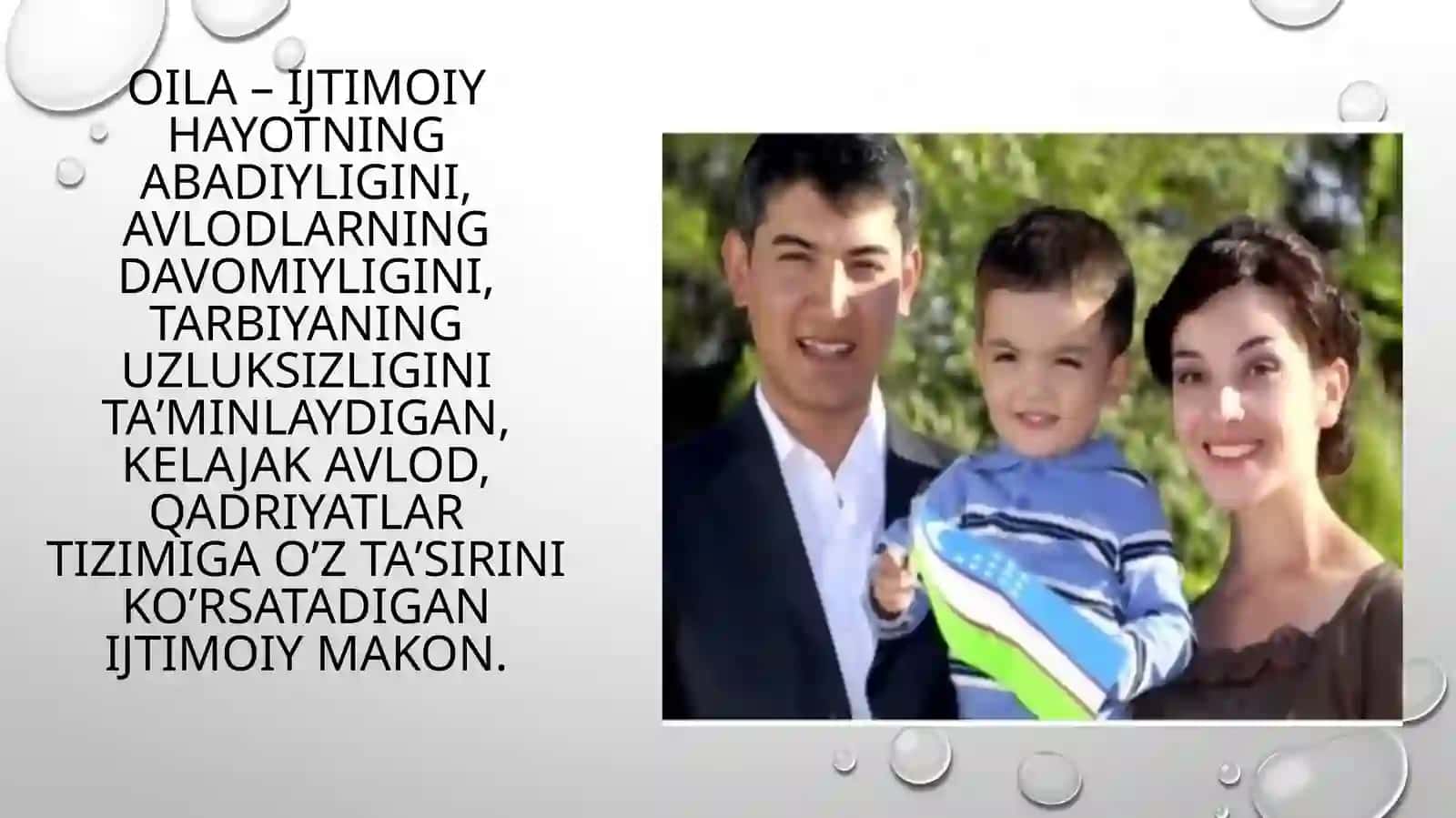 Oila haqida tushuncha va uning mohiyati 2