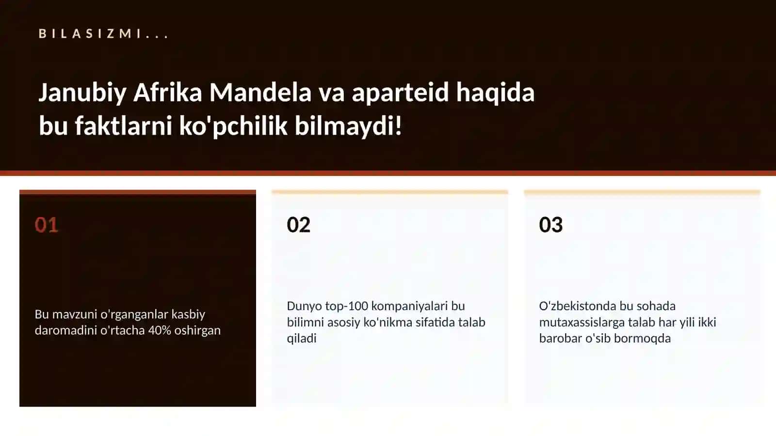 Janubiy Afrika Mandela va aparteid 2