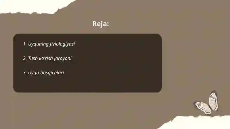 Uyqu va tush korish 2