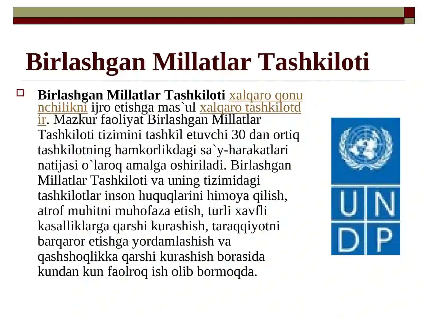 Birlashgan Millatlar Tashkiloti 2