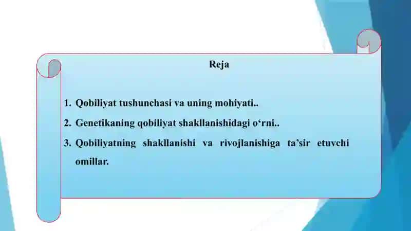 Qobilyat va genetika 2