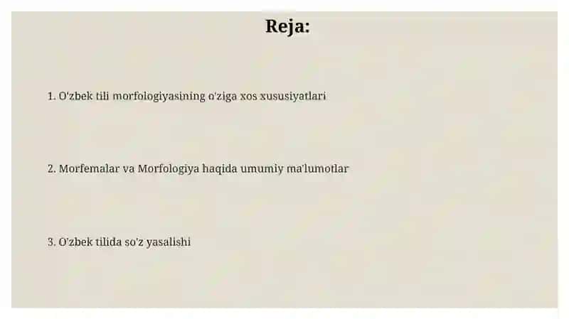 Morfemika va morfema haqida umumiy ma'lumot 2