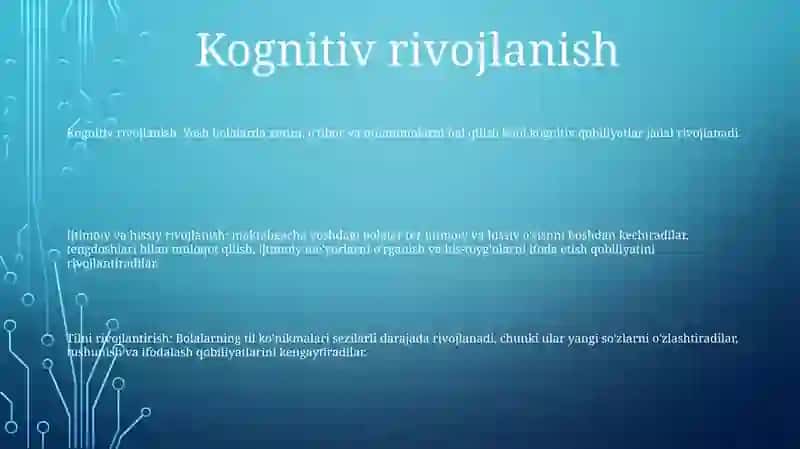 Chaqaloqlik Davrining Psixologik Xususiyatlari 2